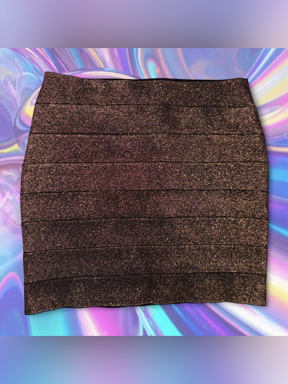 vtg y2k mini bandage skirt - forever21, sz md - Picture 4 of 6